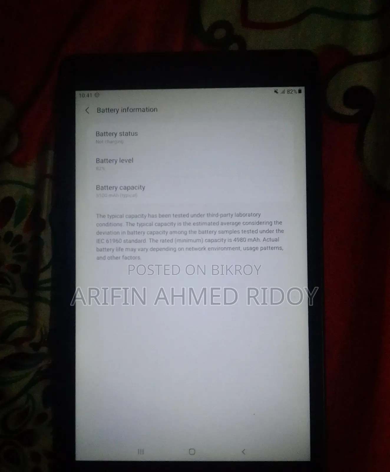 Samsung Galaxy Tab A 8.0 (2019) 32 GB Black