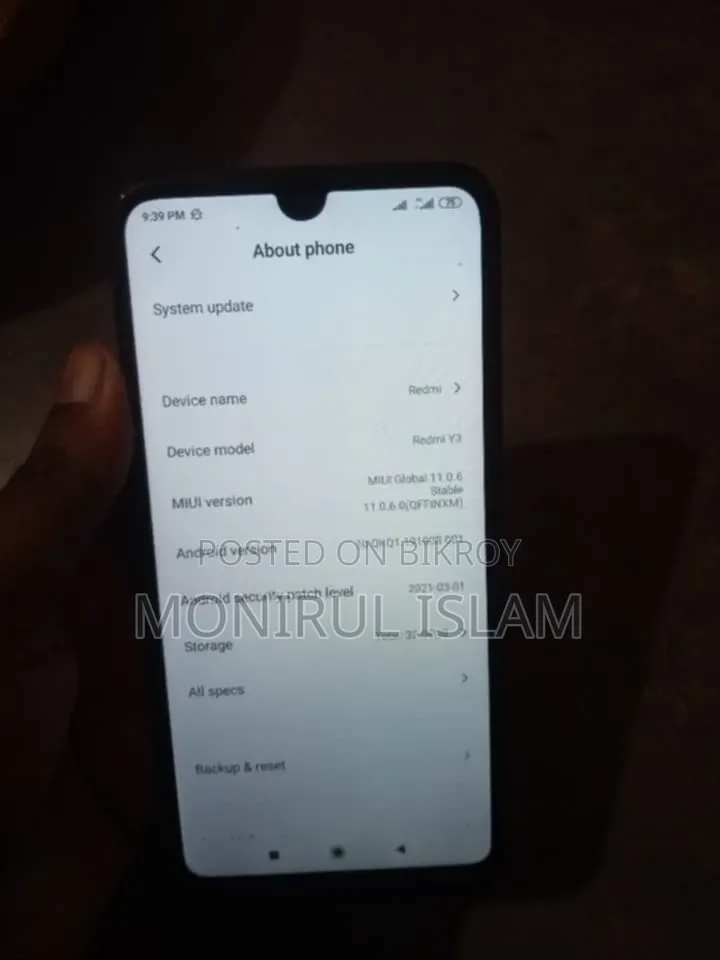 Xiaomi Redmi Y3 32 GB Blue