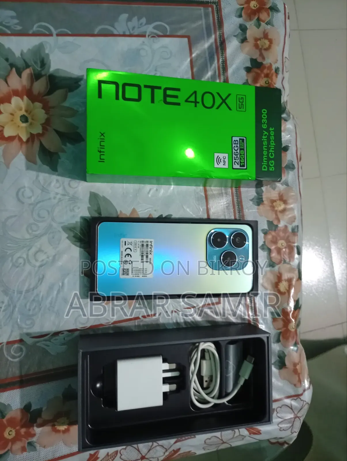 New Infinix Note 40 Pro 5G 256 GB Blue