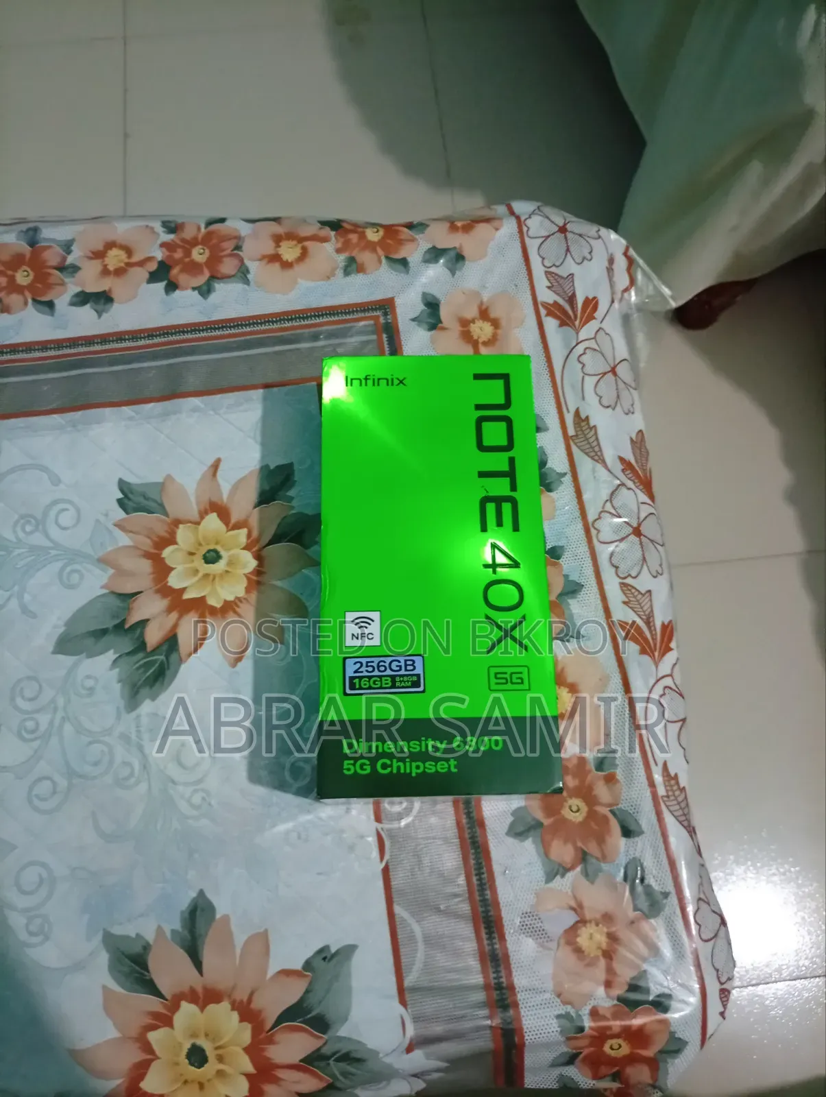 New Infinix Note 40 Pro 5G 256 GB Blue