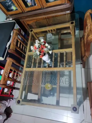 Teak Wood Dining Table (4 Chairs)