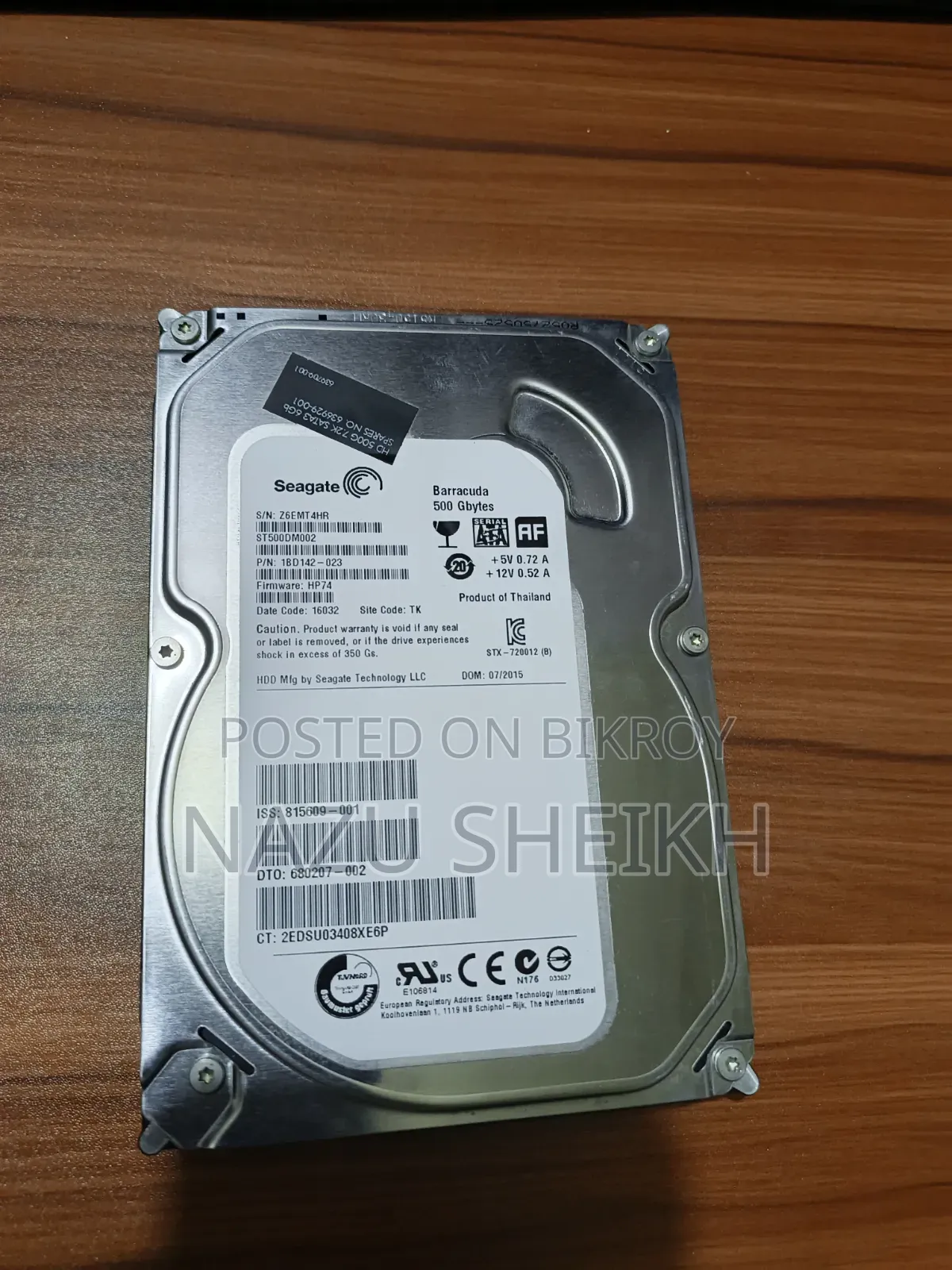 500gb HDD for Sell