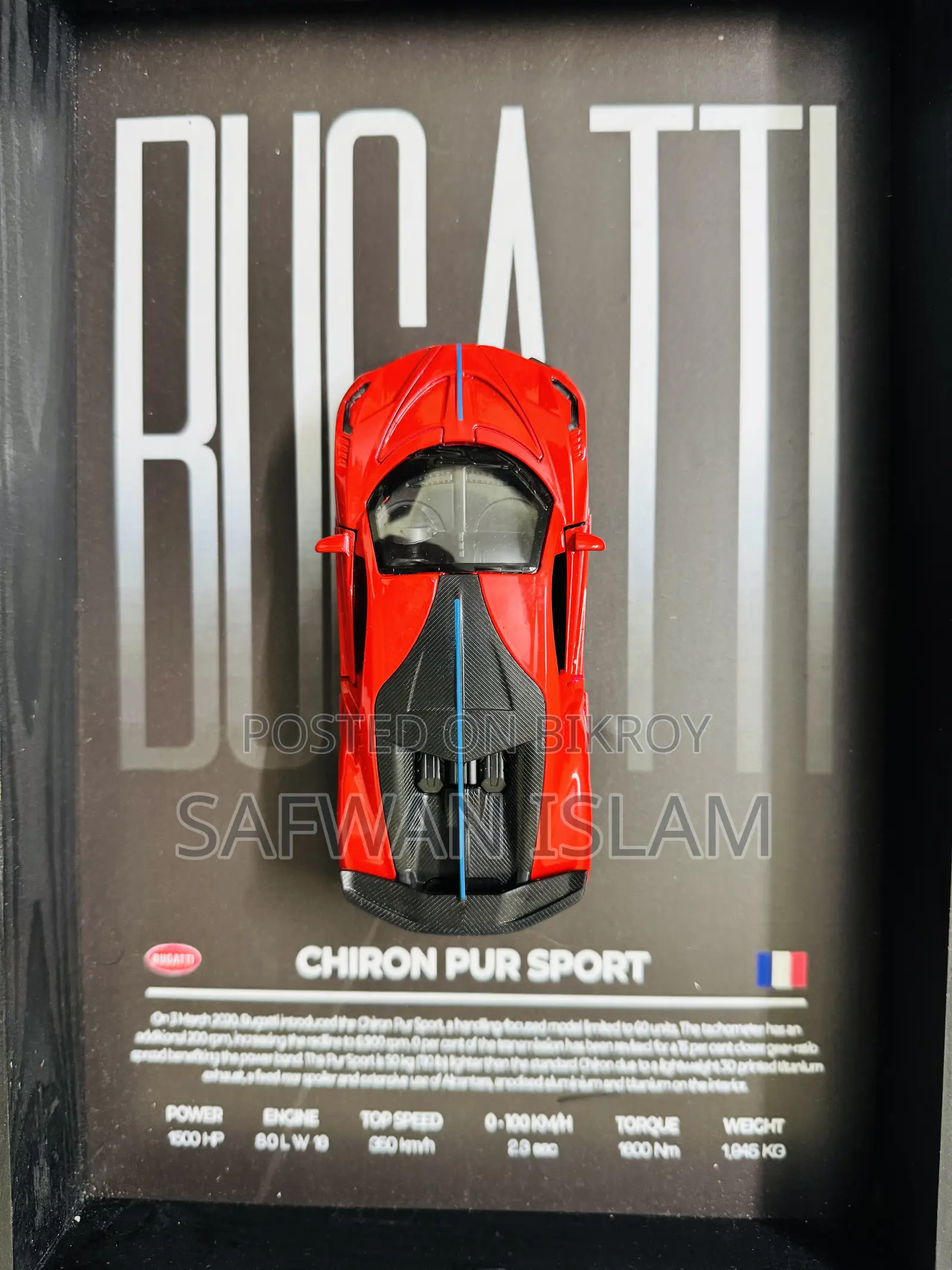 Hotwheels Bugatti Chiron Pur Sport