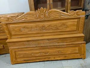 Akashmoni Wood Semi Box Bed