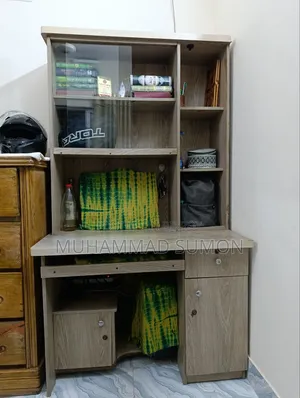 রিডিং কম্পিউটার টেবিল উইথ বুকশেলফ