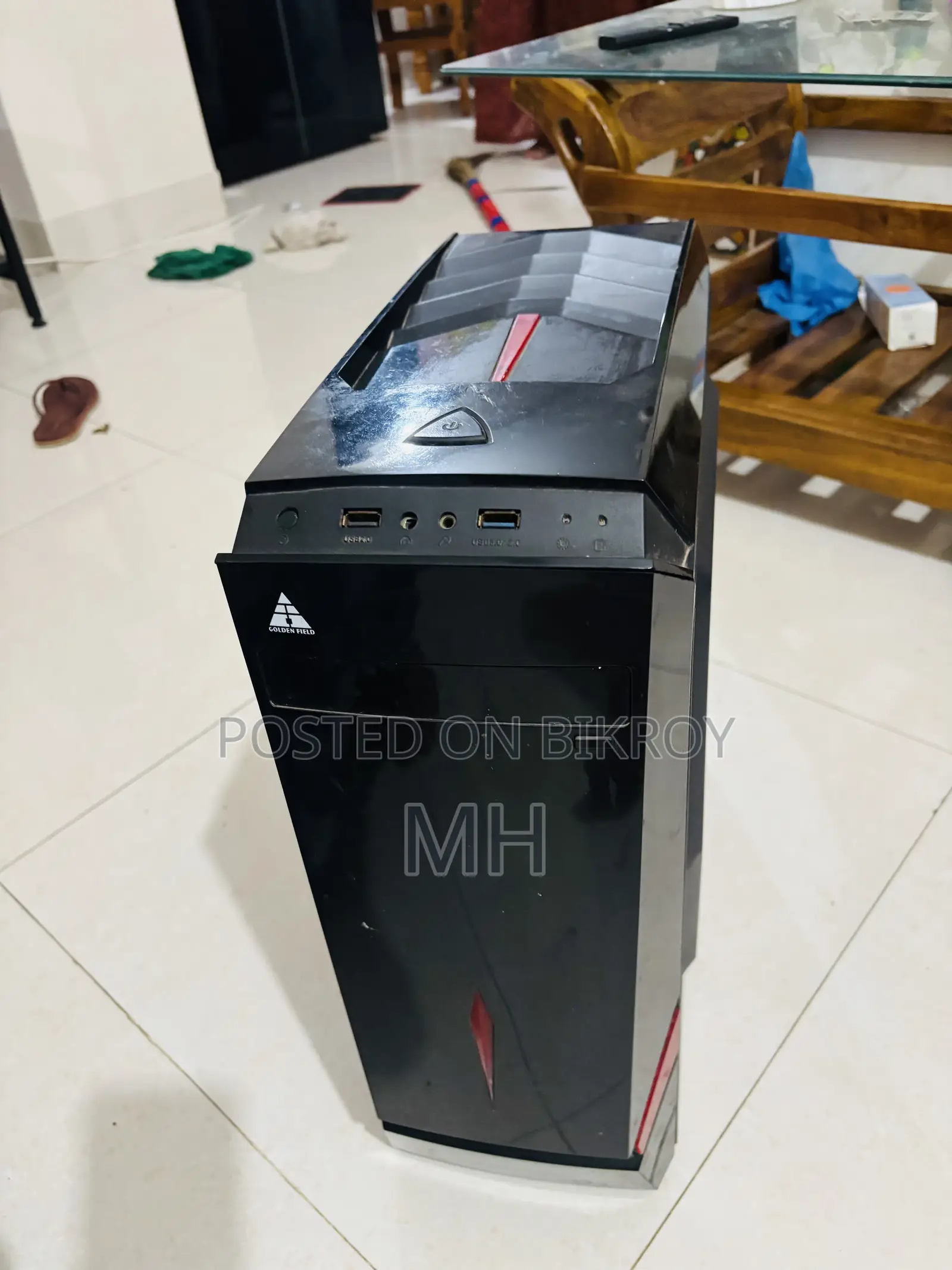Desktop Casing ( Golden Field)
