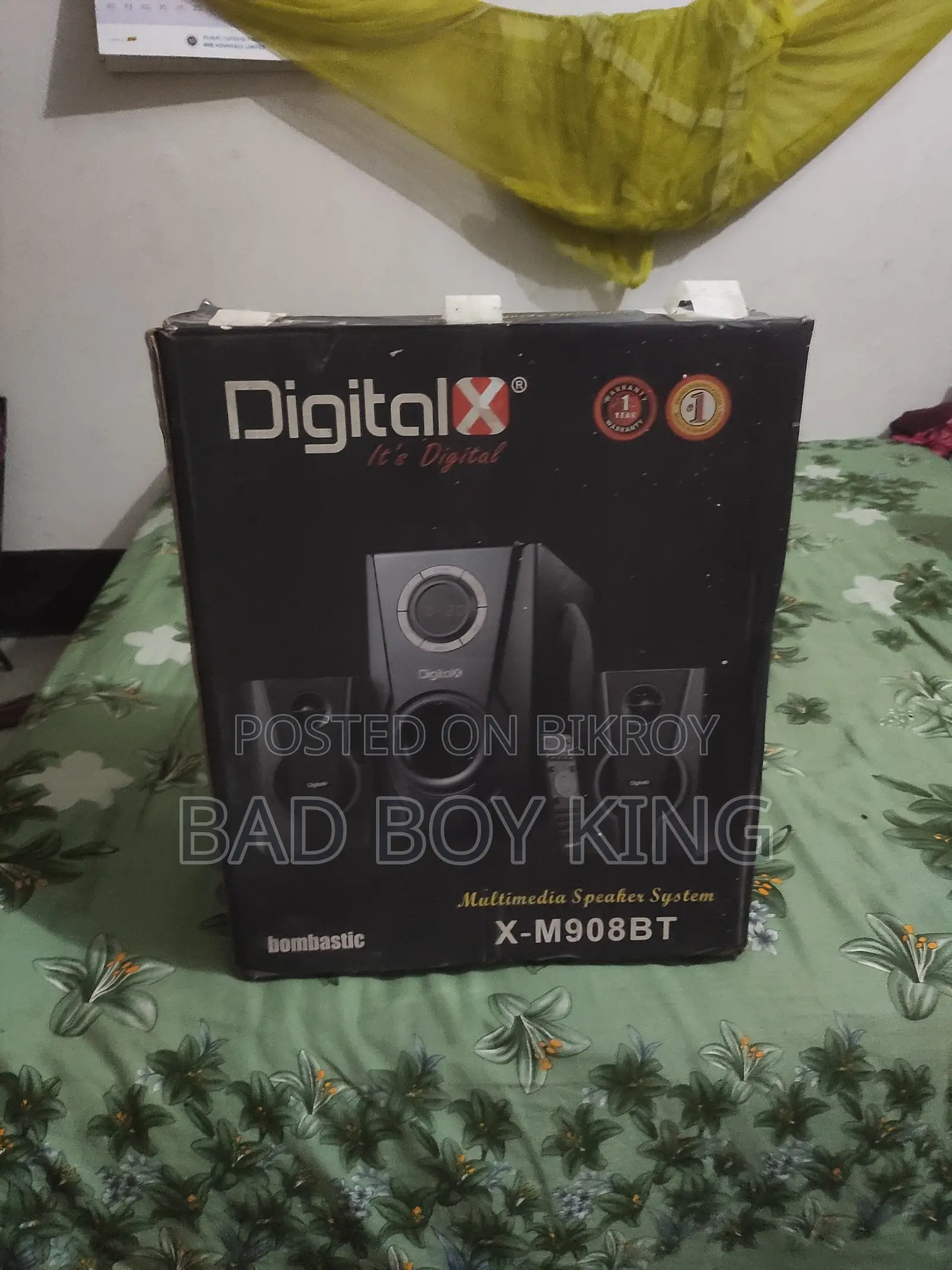 সাউন্ড বক্স.ডিজিটাল এক্স-এম৯০৮ বিটি