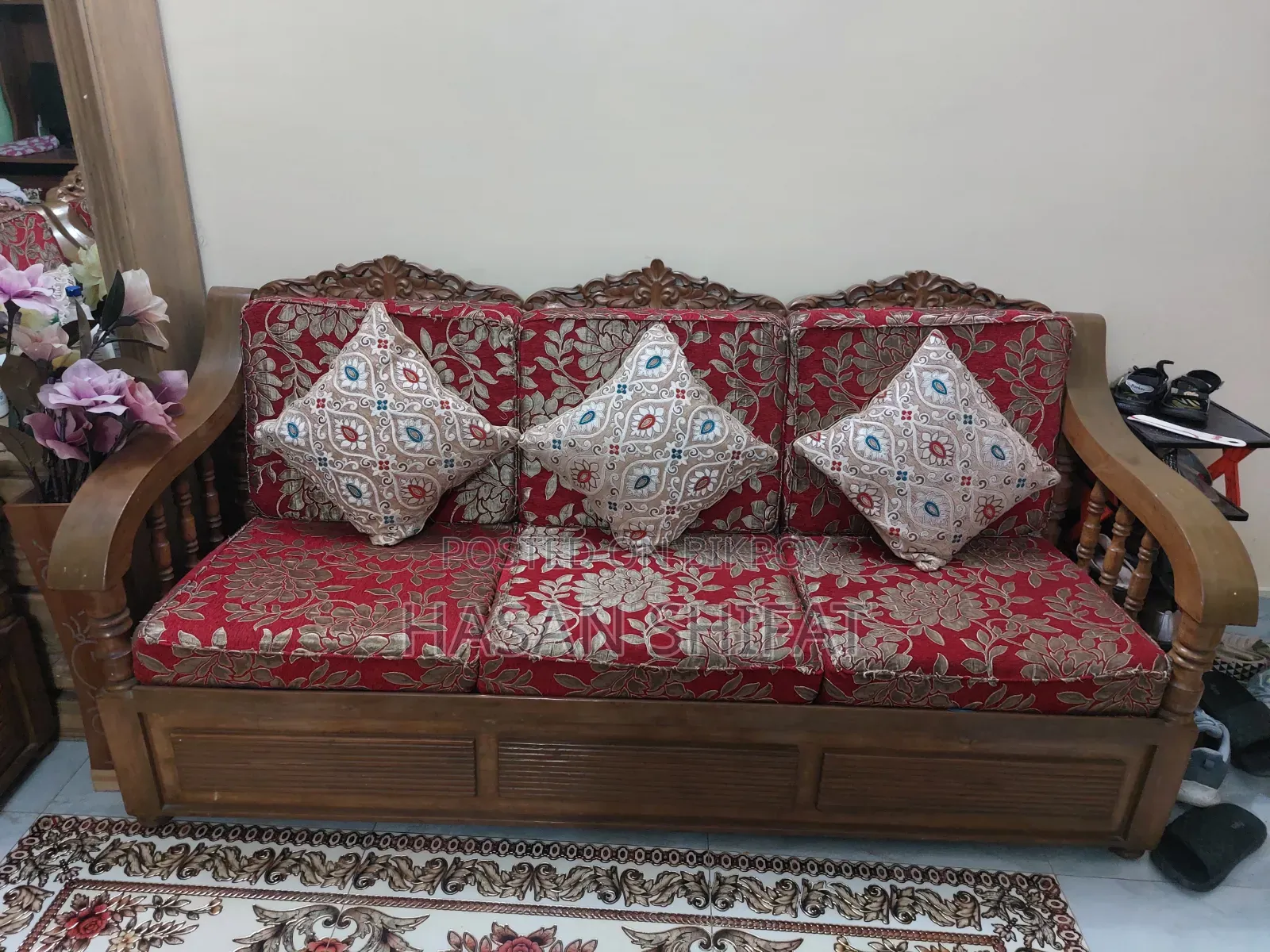 সেগুন কাঠের সোফা বিক্রি