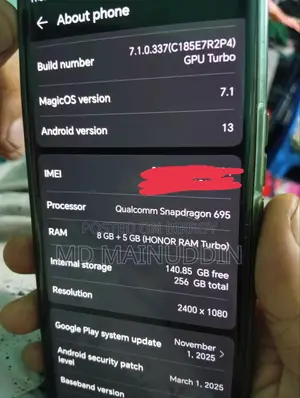 অনার এক্স৯এ ৫জি ২৫৬ জিবি
