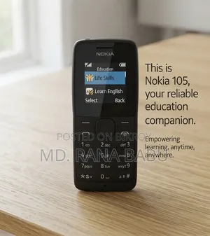 New Nokia 105 Black