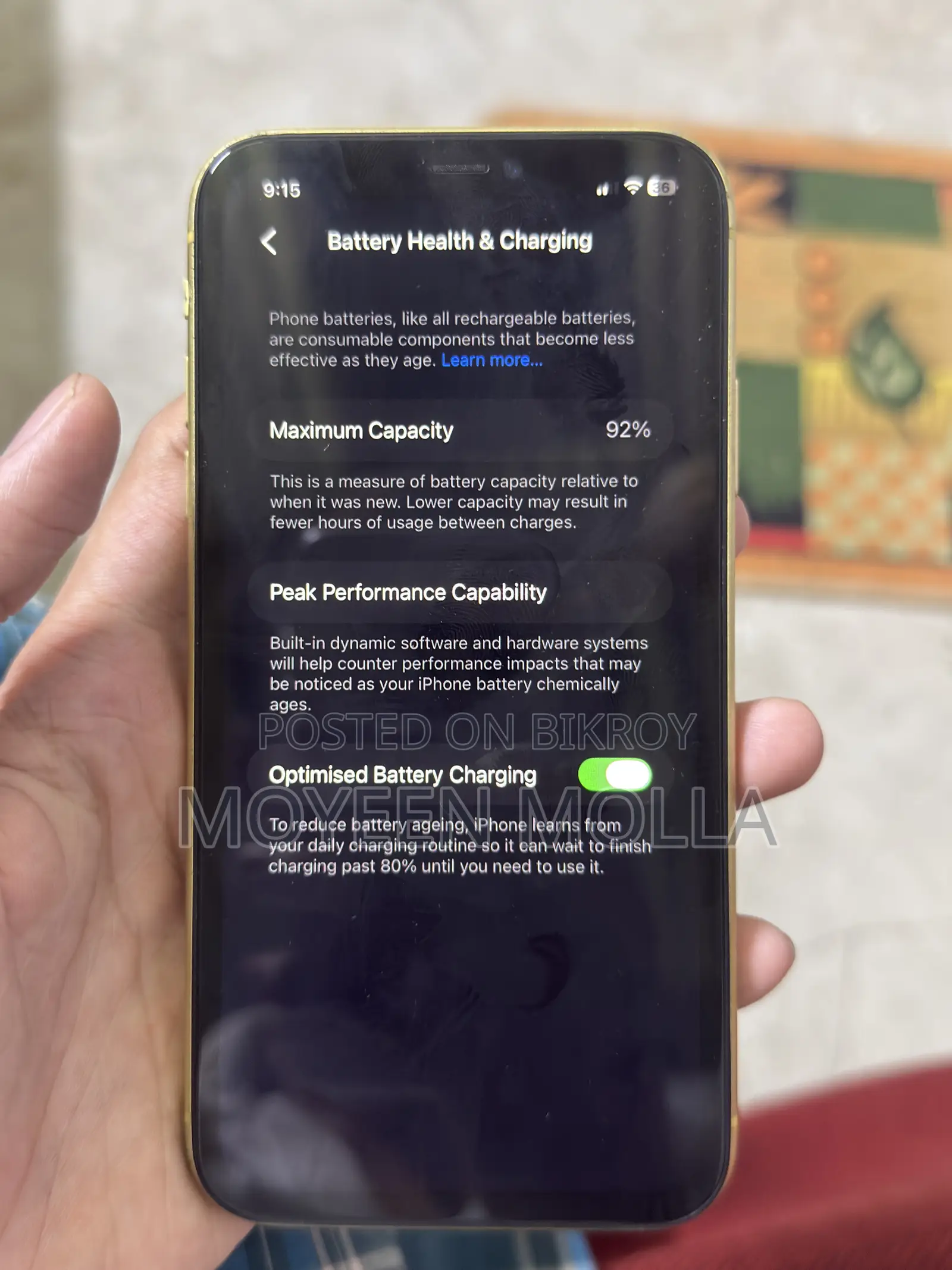 Apple iPhone 11 128 GB Yellow