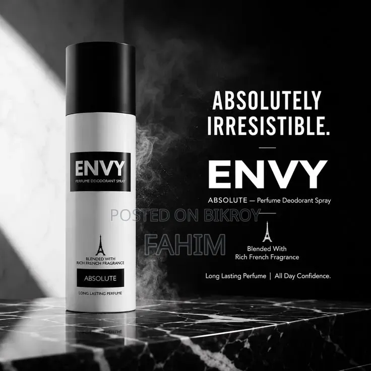 🖤 ABSOLUTE ENVY – Perfume Deodorant Spray