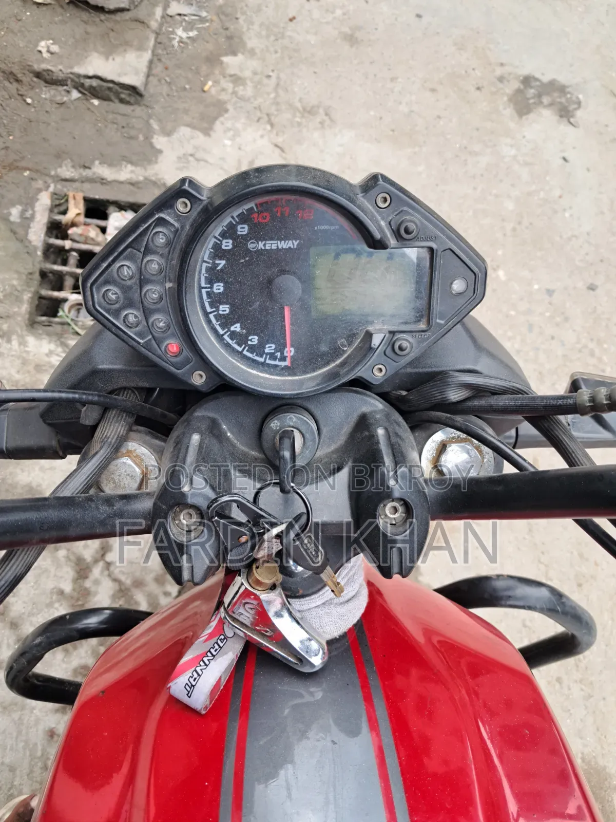 কিওয়ে আরকেএস ১২৫ ২০১৫ লাল