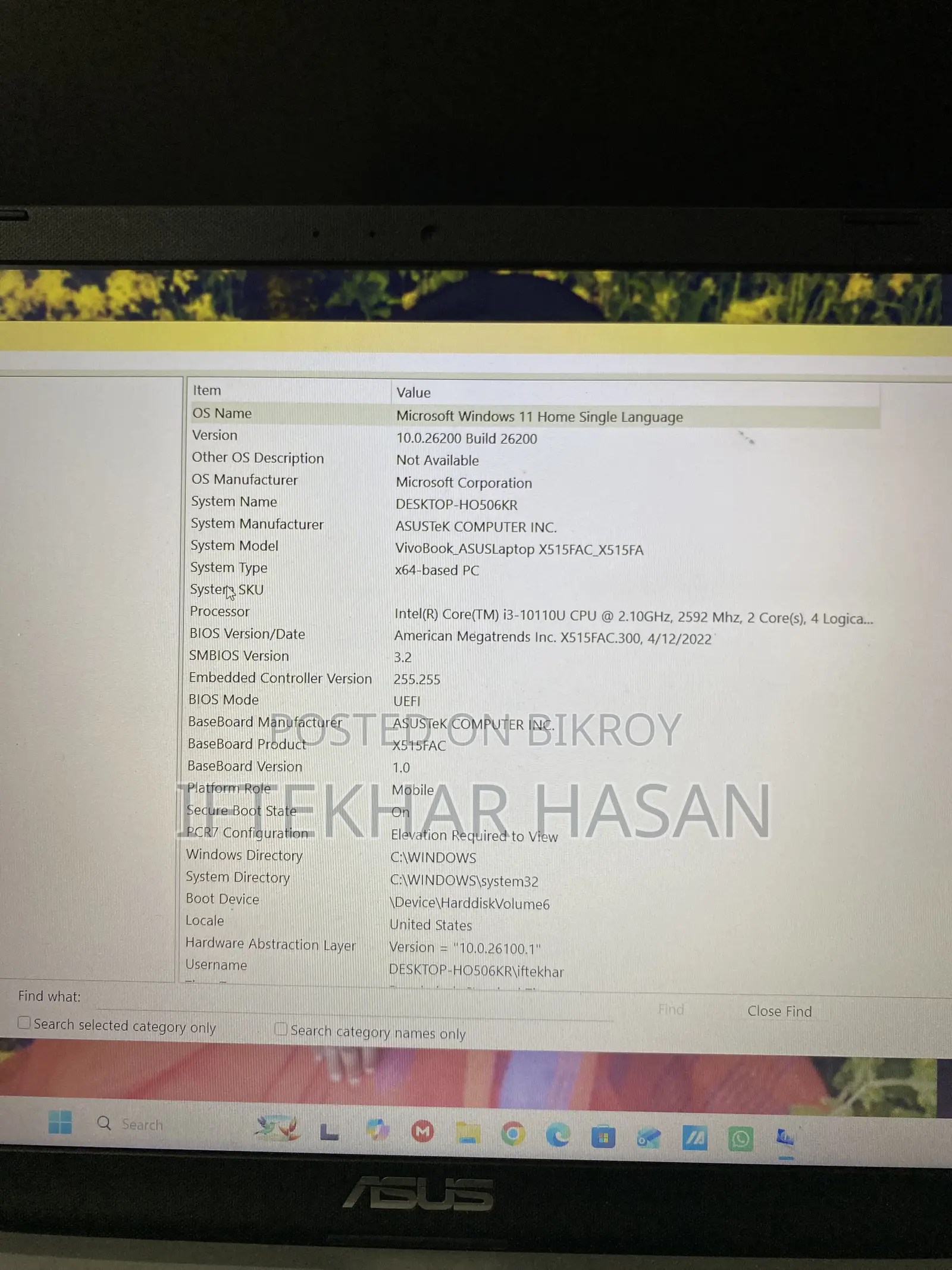 Laptop Asus 1015E 4GB Intel Core i3 HDD+SSD 1T