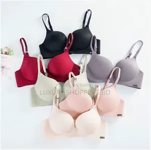 Women’s Seamless Padded Bra – Wireless Everyday Comfort Bra