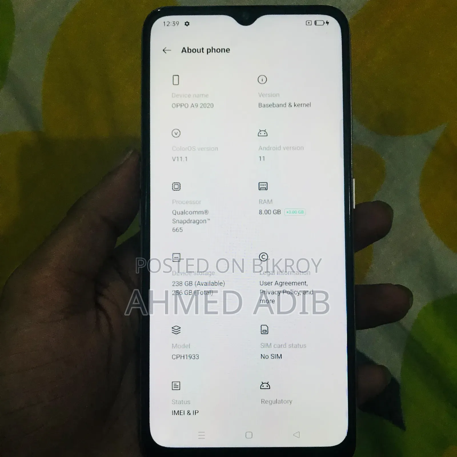Oppo A9 128 GB White