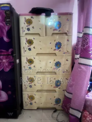 Plastic Wardrobe 6 Drawer RFL