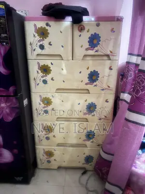 Plastic Wardrobe 6 Drawer RFL