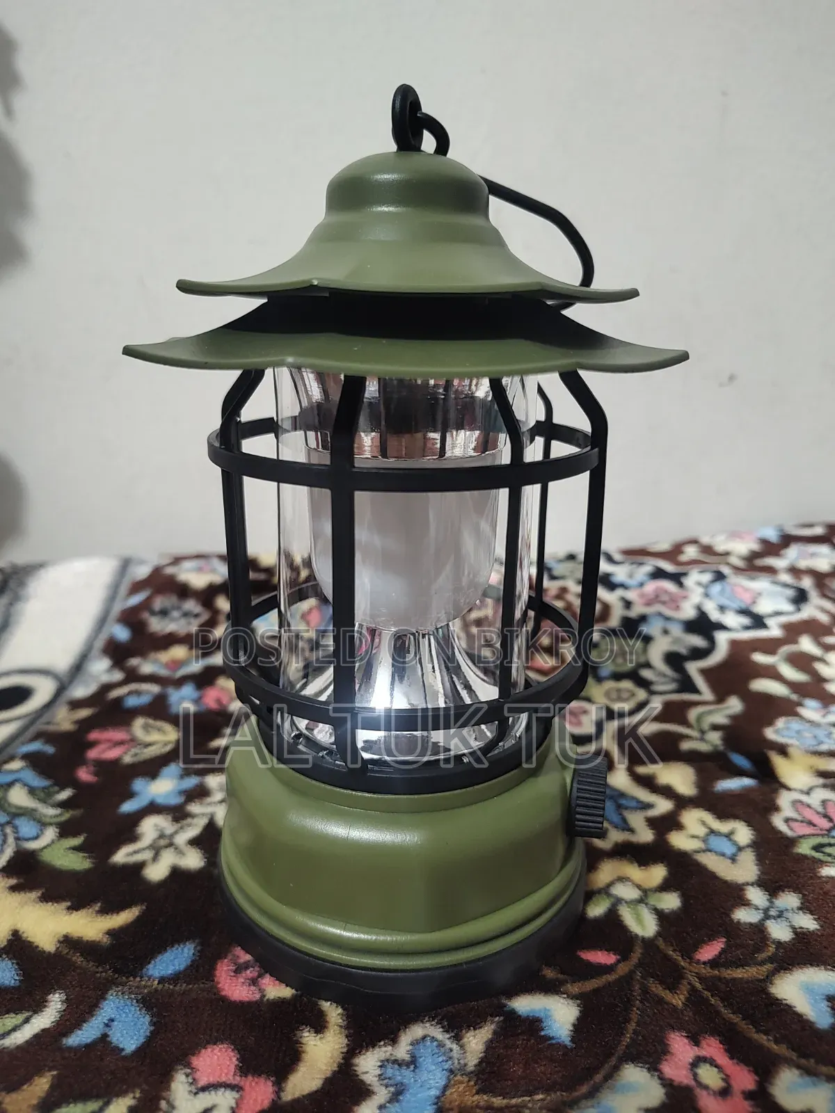 Vintage Style Portable Rechargeable COB LED Camping Lantern / Lamp