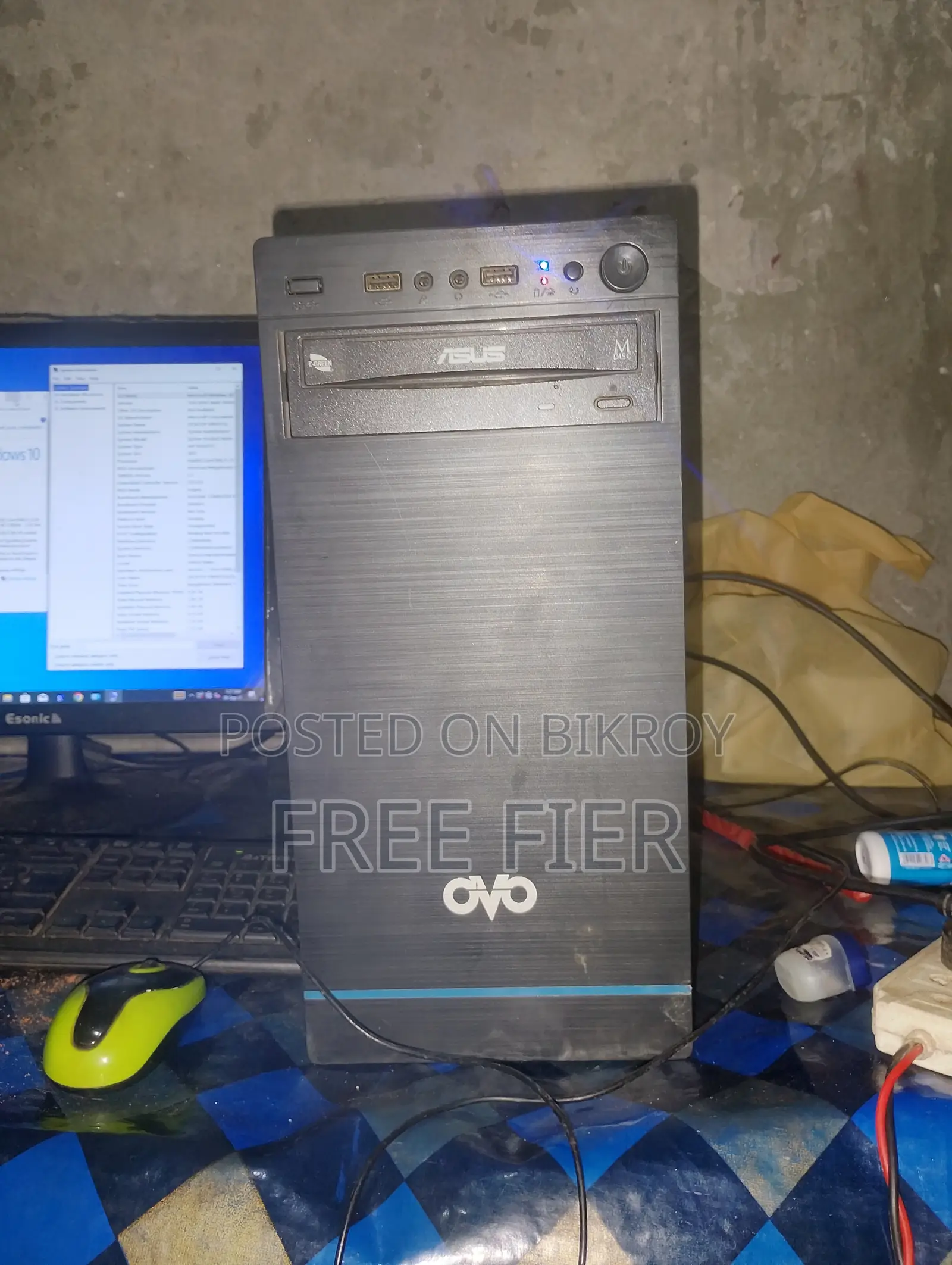 Desktop Computer Asus 8GB Intel Core i3 SSD 128GB