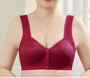 Women’s Front Closure Full Coverage Bra – Wireless Plus Size Comfort