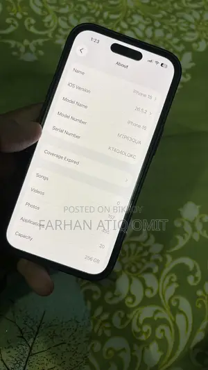 Apple iPhone 15 256 GB Black