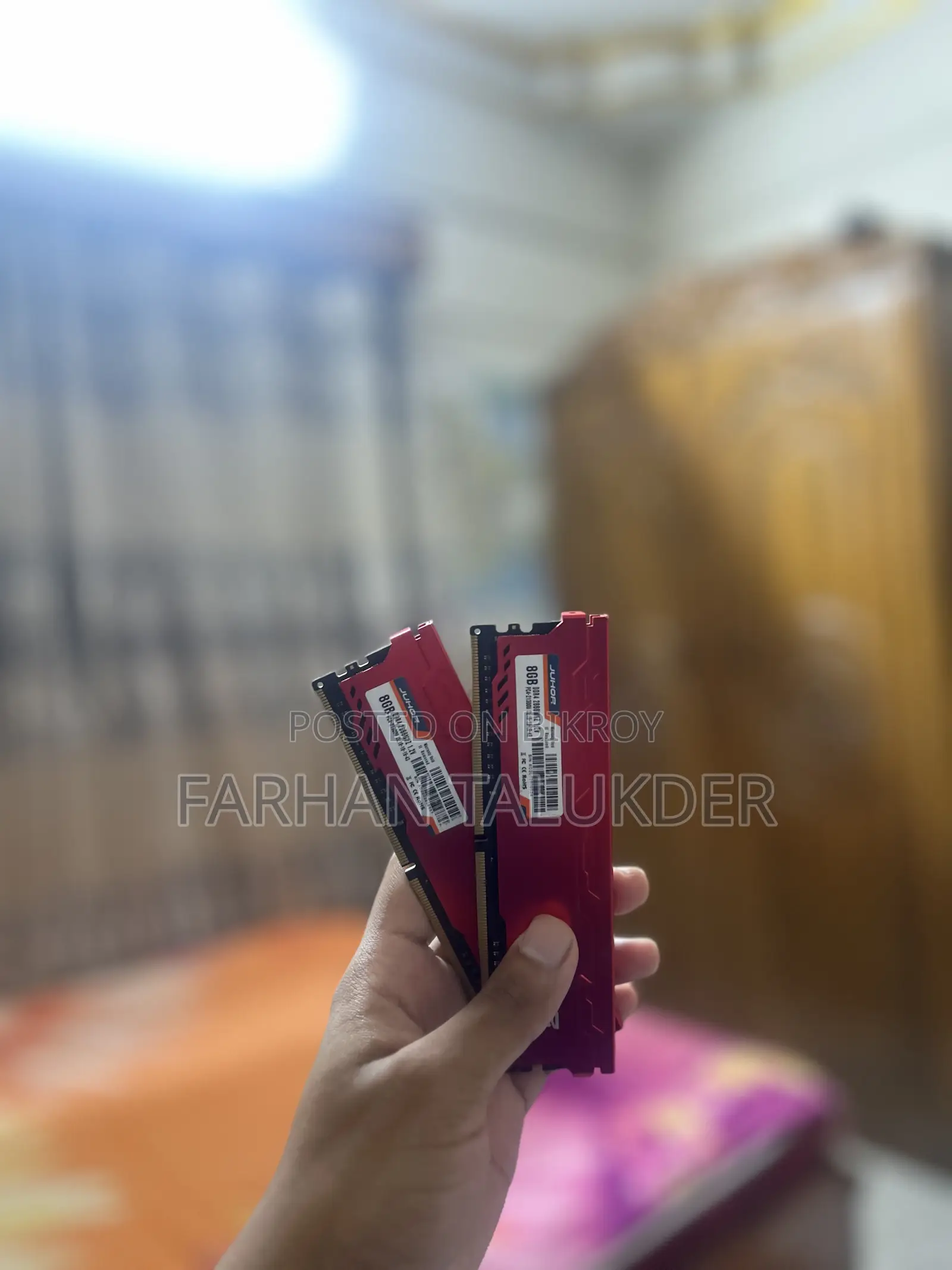 Juhor 8x2 16gb 2666mhz With Heatsink