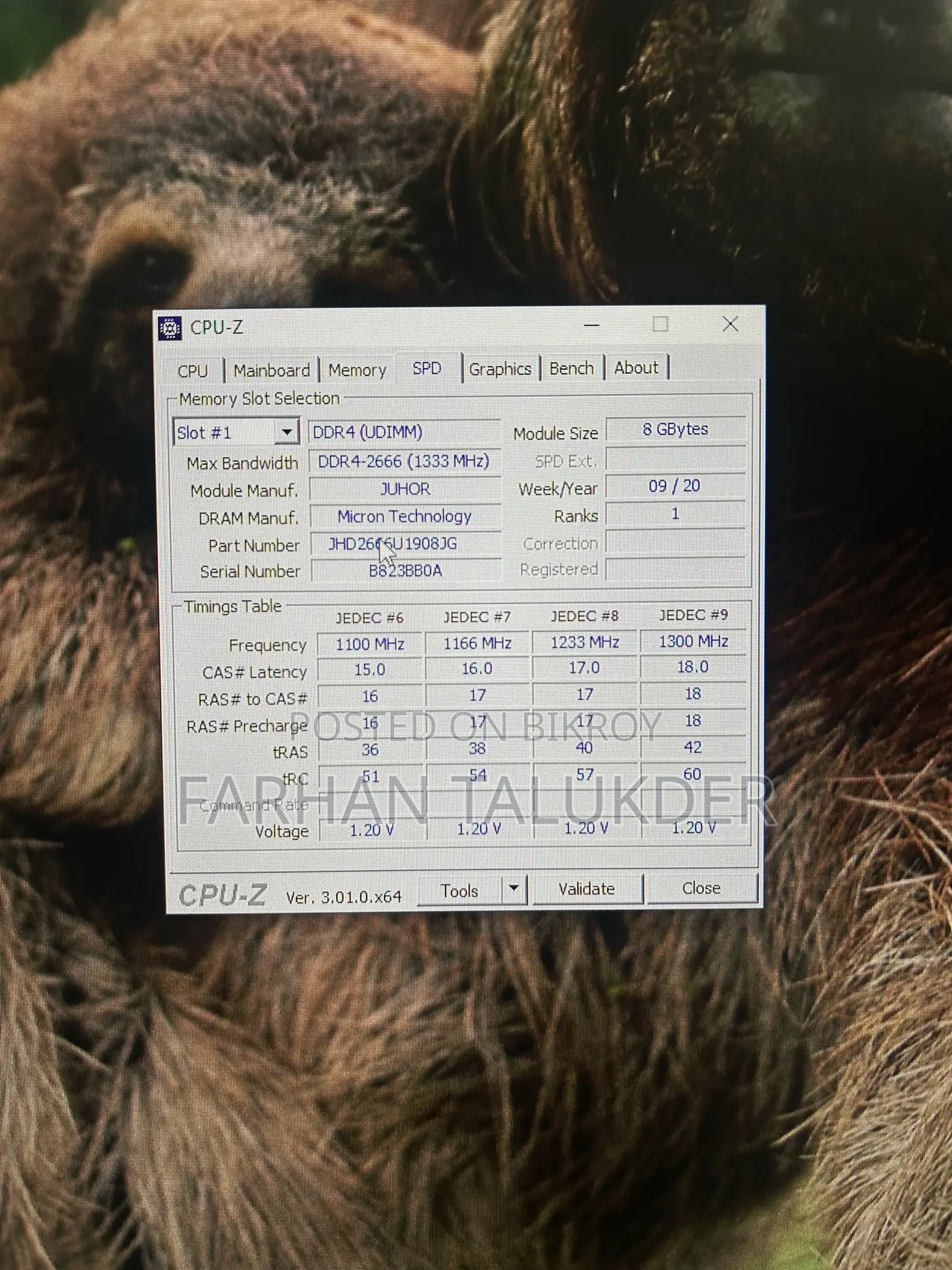 Juhor 8x2 16gb 2666mhz With Heatsink