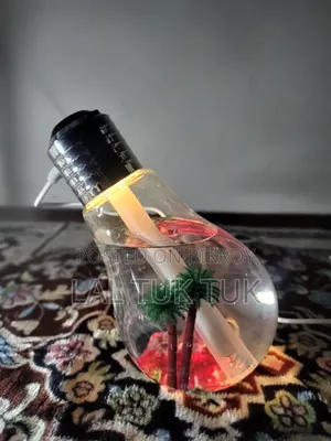 Bulb Shaped Mini Humidifier With Night Light | USB