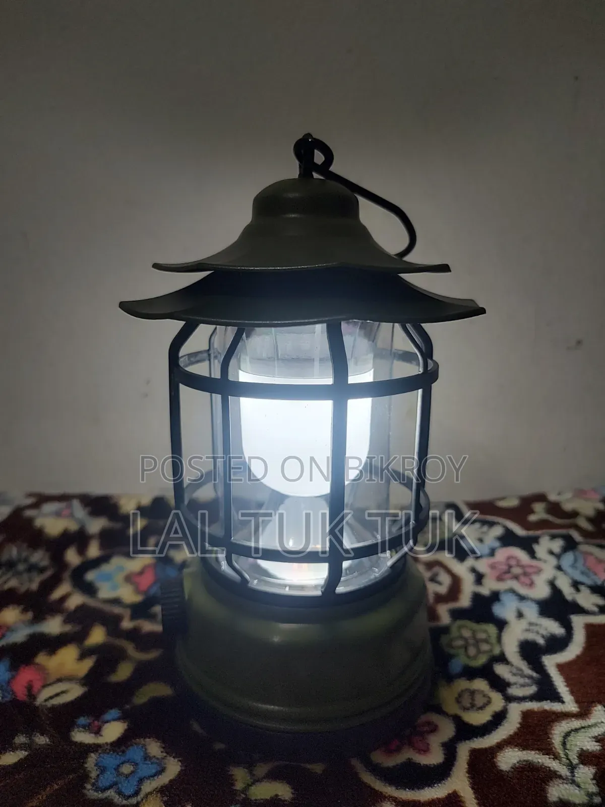 Vintage Style Portable Rechargeable COB LED Camping Lantern / Lamp