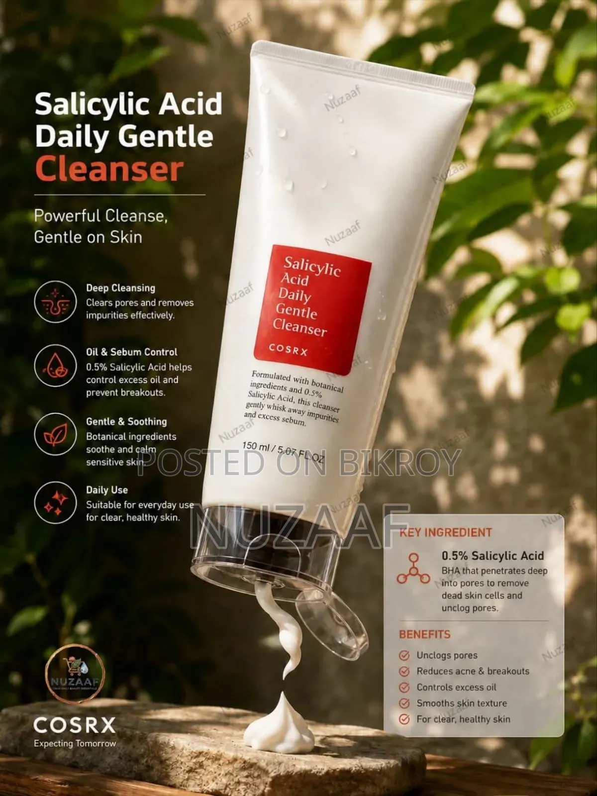 COSRX Salicylic Acid Daily Gentle Cleanser (150ml)