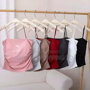 Women’s Hello Kitty Camisole Top – Cute Spaghetti Strap Innerwear
