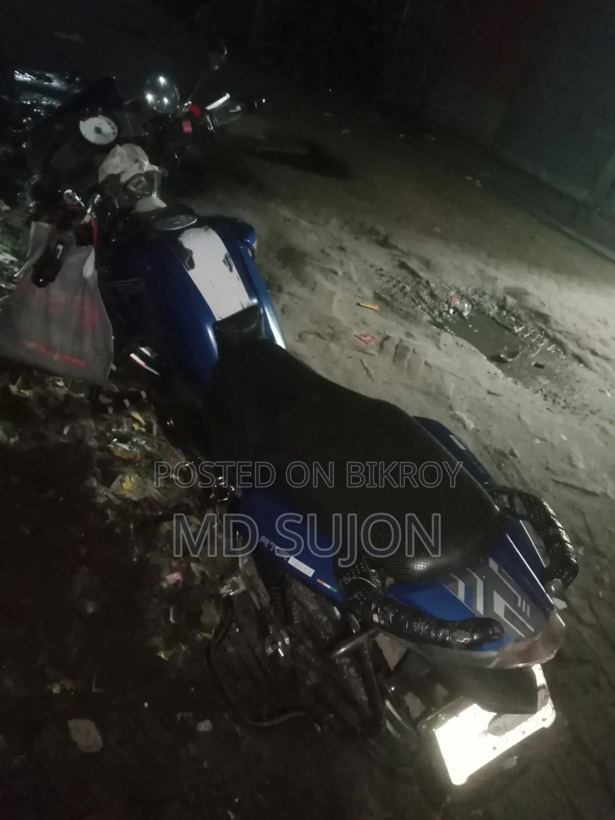 টিভিএস অ্যাপাচি আরটিআর ১৬০ টুভি রিফ্রেশ এক্স-কানেক্ট ২০২০ ব্লু
