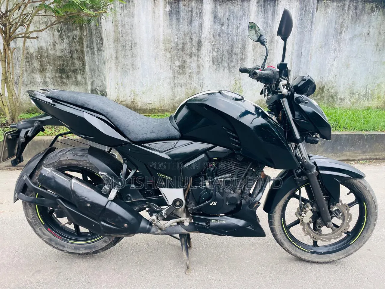 TVS Apache RTR 160 4V 2021 Black