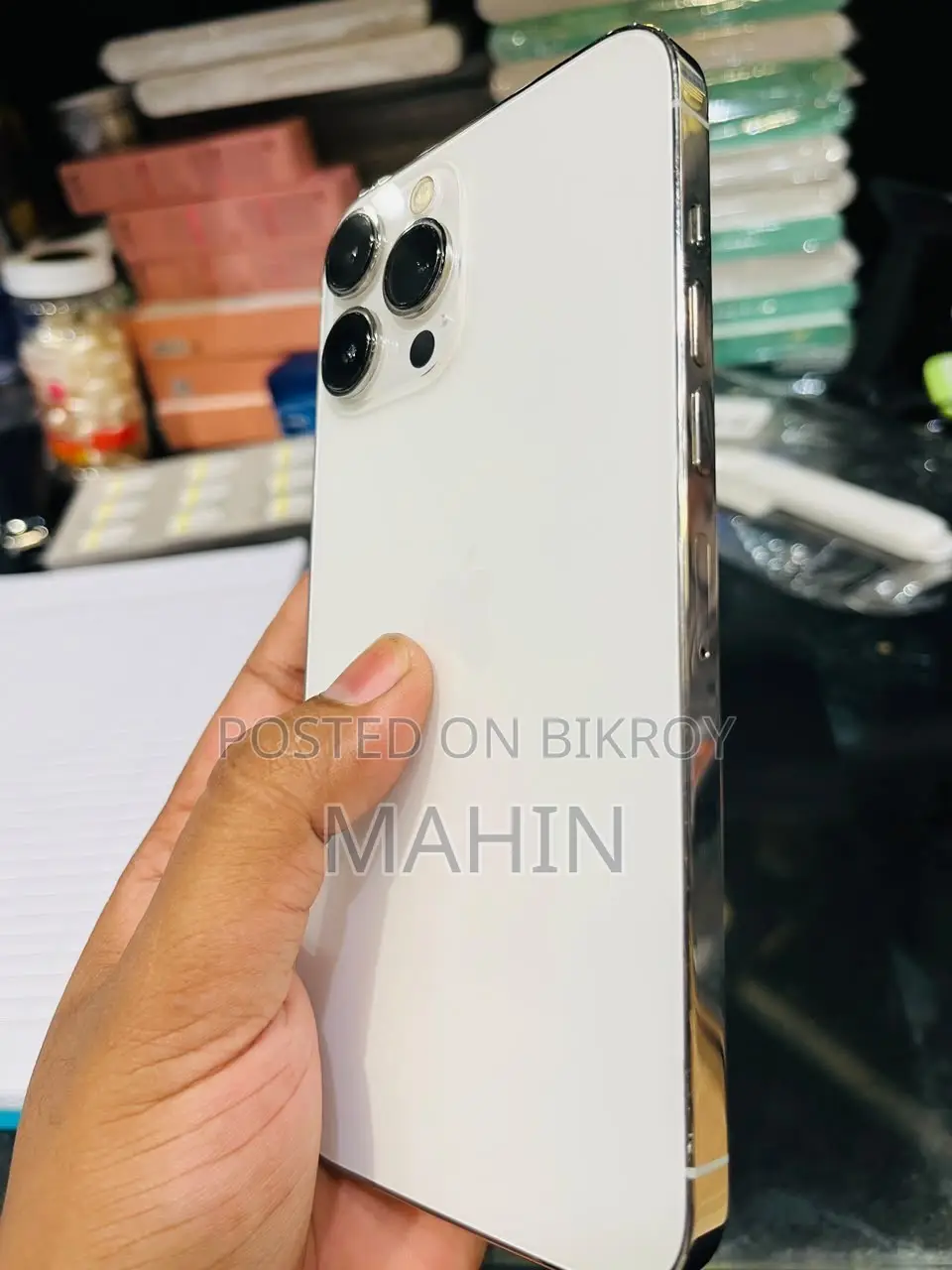 অ্যাপল আইফোন ১৩ প্রো ম্যাক্স ২৫৬ জিবি সিলভার