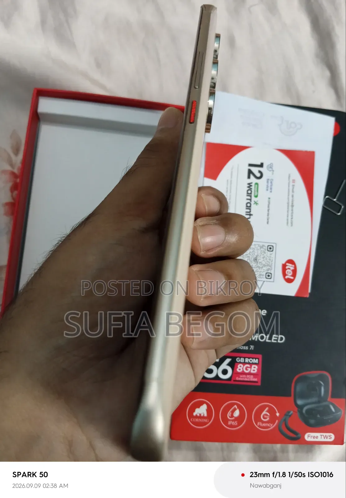 Itel S26 Ultra 256 GB Gold