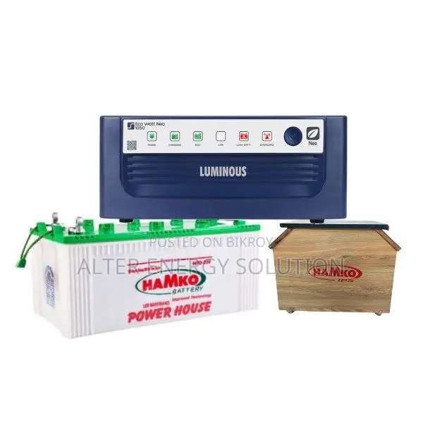 Luminous 1050VA IPS Combo Package