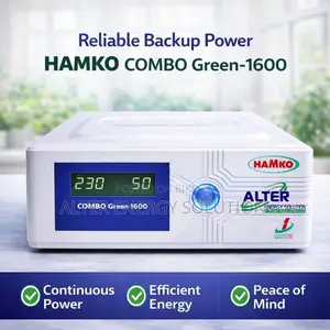 Hamko Combo Green-1600VA Sine Wave IPS/UPS & Solar