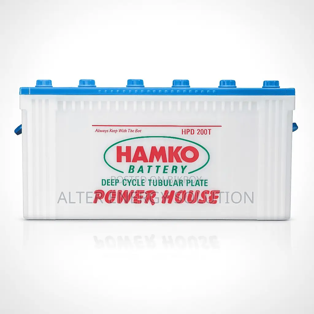 Hamko HPD-200T 200AH Tubular IPS/UPS Battery