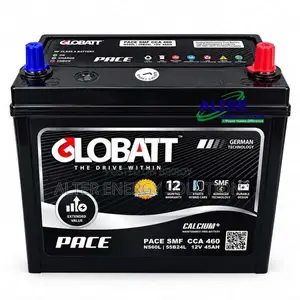 GLOBATT PACE N55L 12V 50Ah SMF Car Battery – Maintenance Free