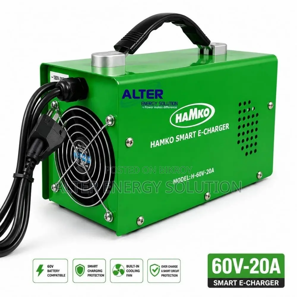 HAMKO H-60V-20A Smart E-Charger – Fast & Safe Battery Charging