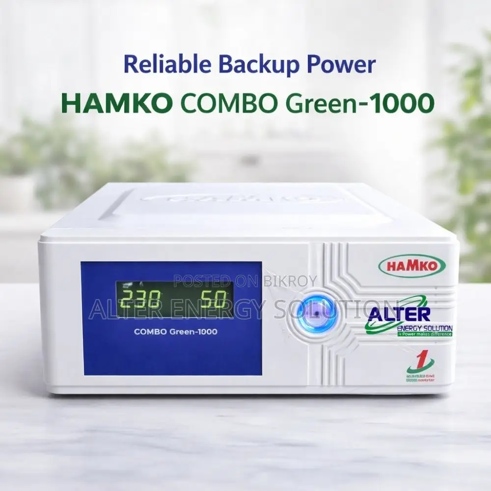 Hamko Combo Green-1000VA Sine Wave IPS/UPS