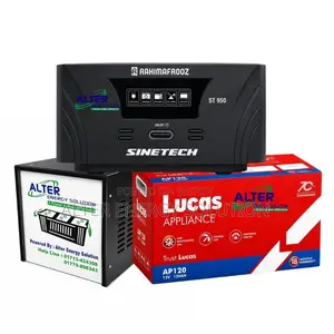 Rahimafrooz Sinetech 950VA IPS & Lucas AP-120AH Battery Combo Package