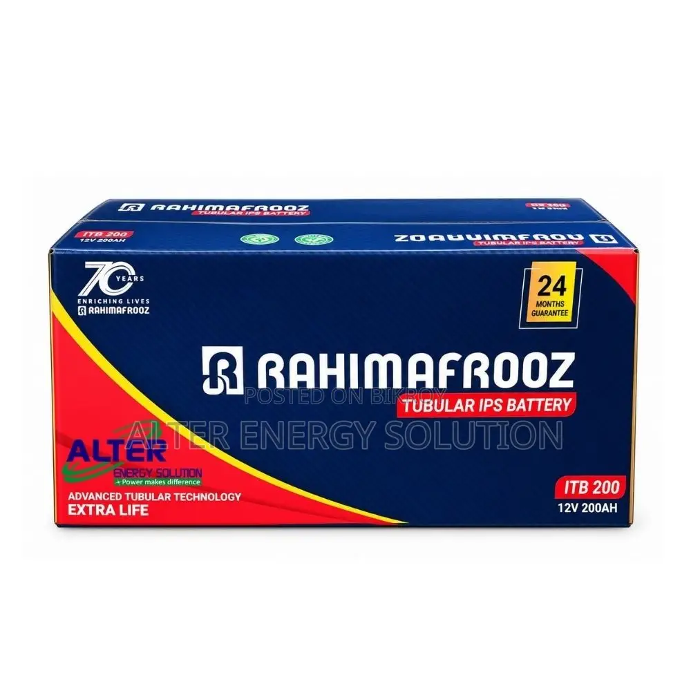 Rahimafrooz ITB-200AH Tubular IPS Battery