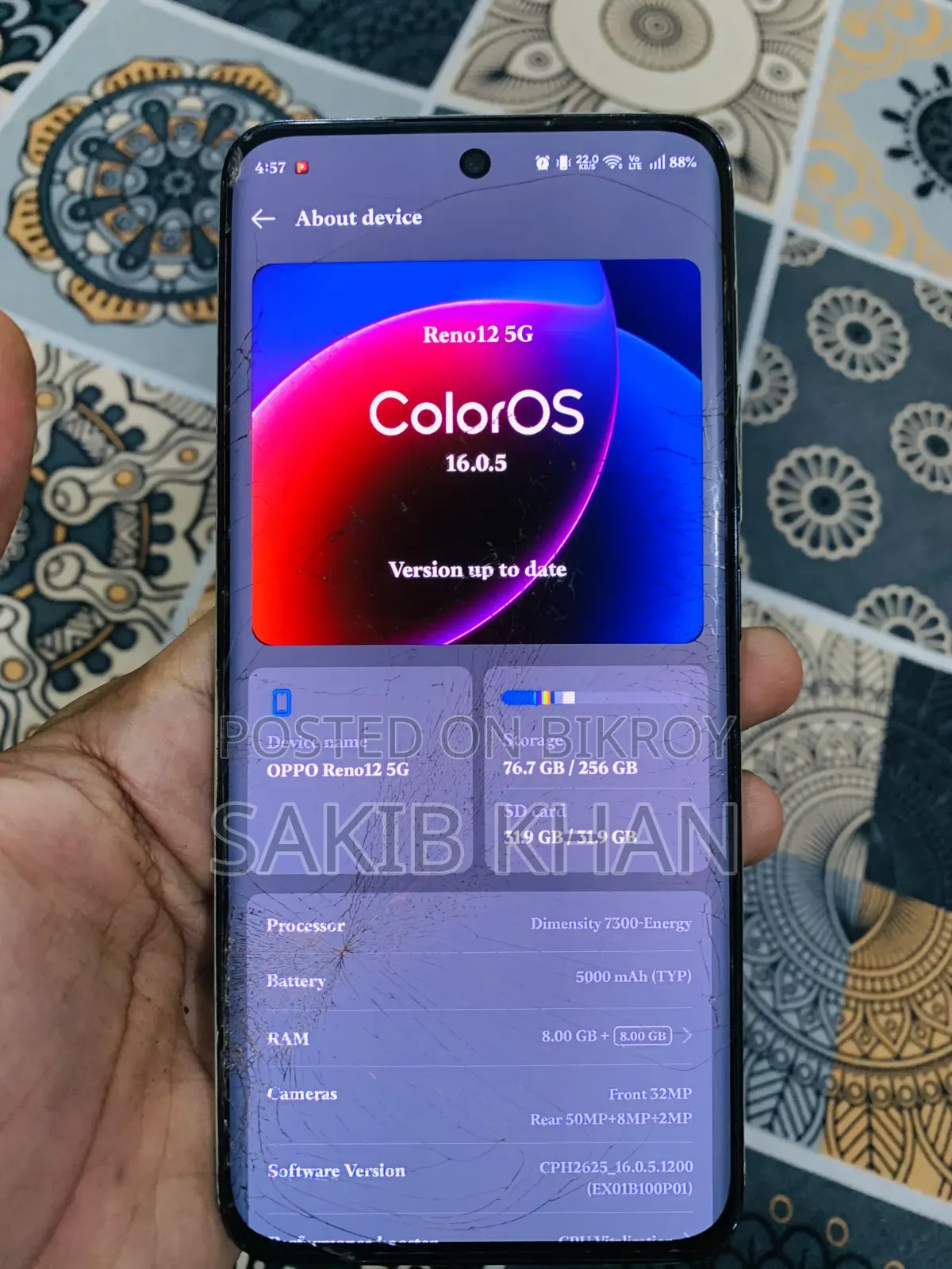 Oppo Reno 256 GB Purple