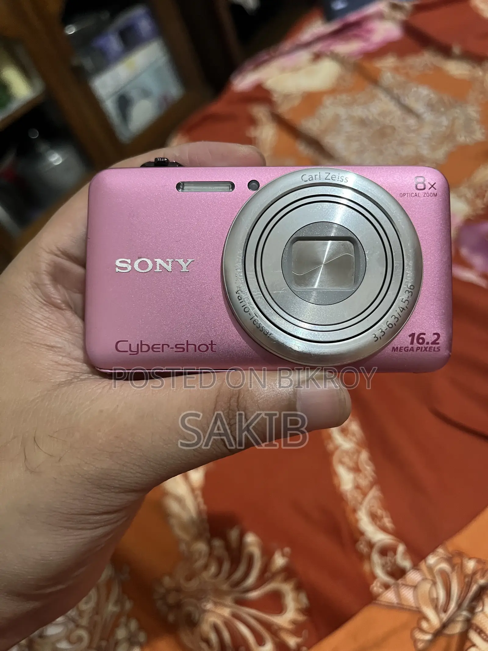 Sony Cyber-Shot 16.2MP Digital Camera | 8X Optical Zoom | Pink