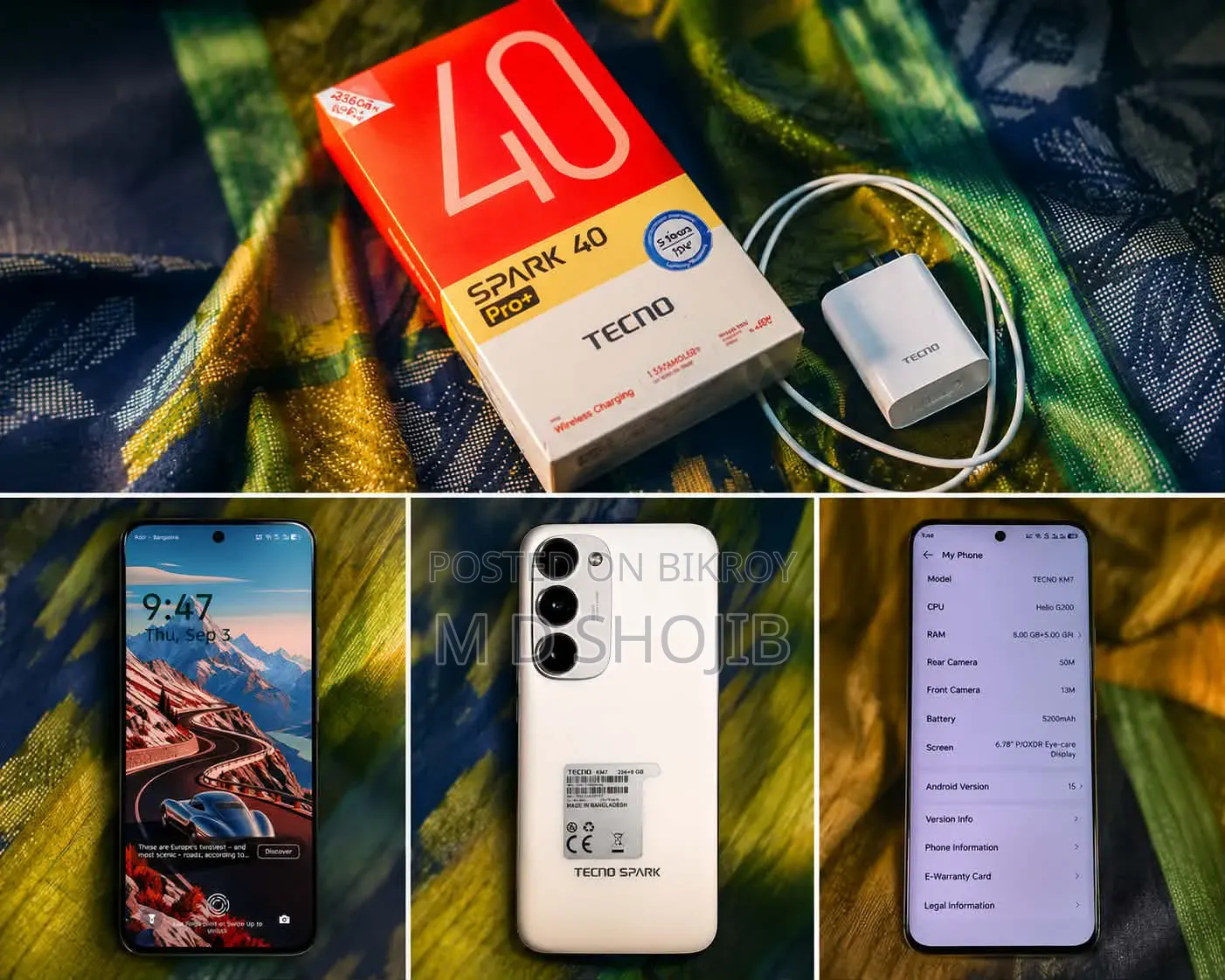 Tecno Spark 40 Pro 256 GB White
