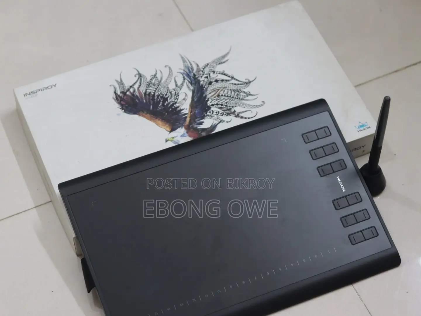 Huion Inspiroy H1060p Battery-Free Pen Tablet