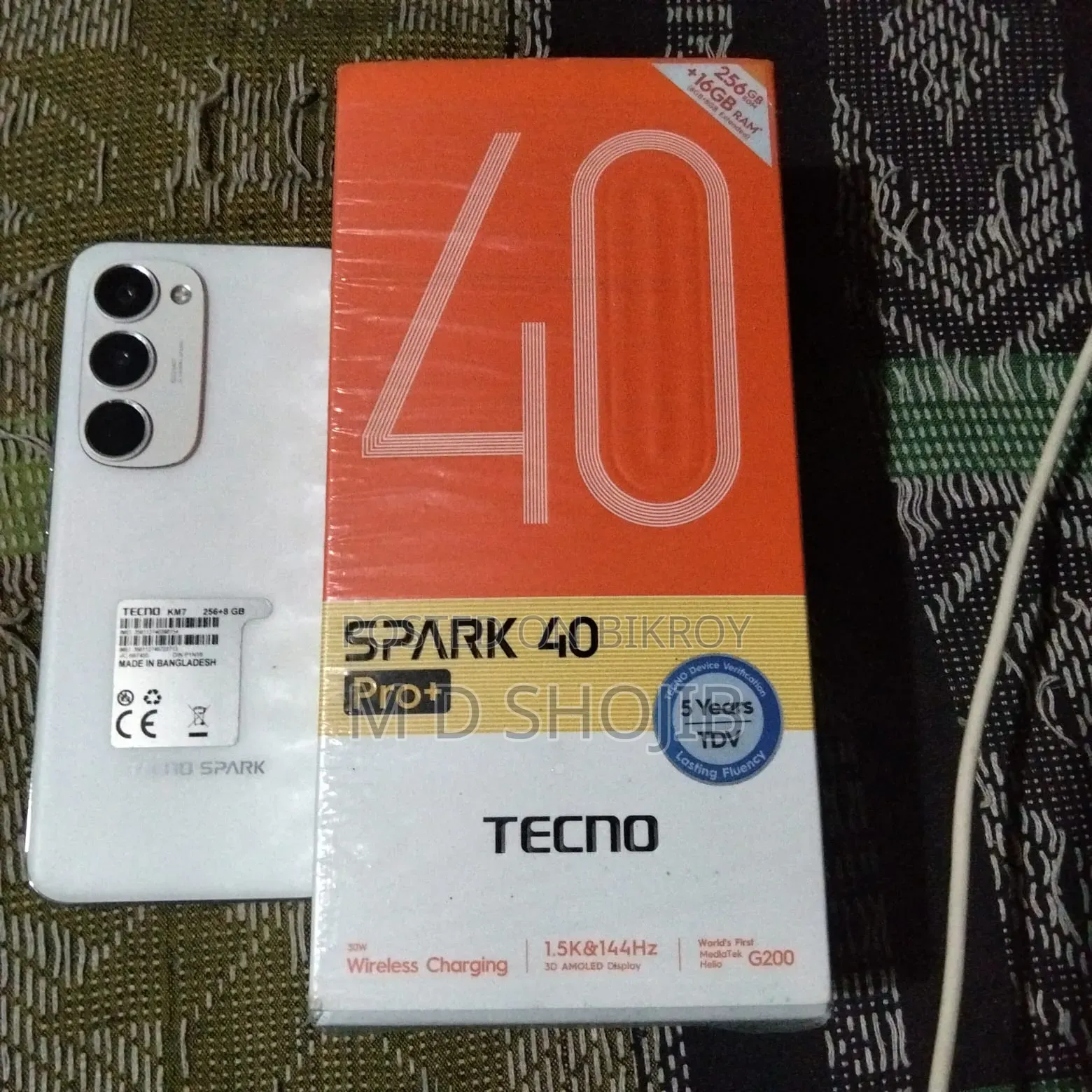Tecno Spark 40 Pro 256 GB White