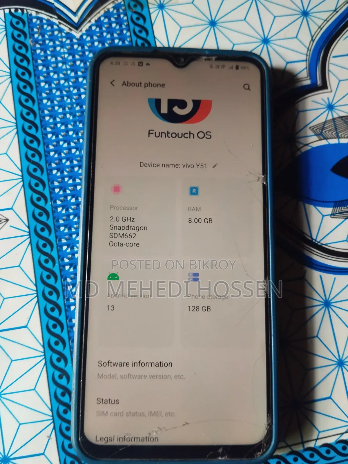 Vivo Y51 16 GB Blue